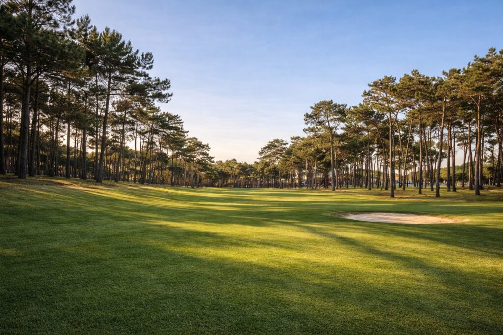 Golf course among the pines