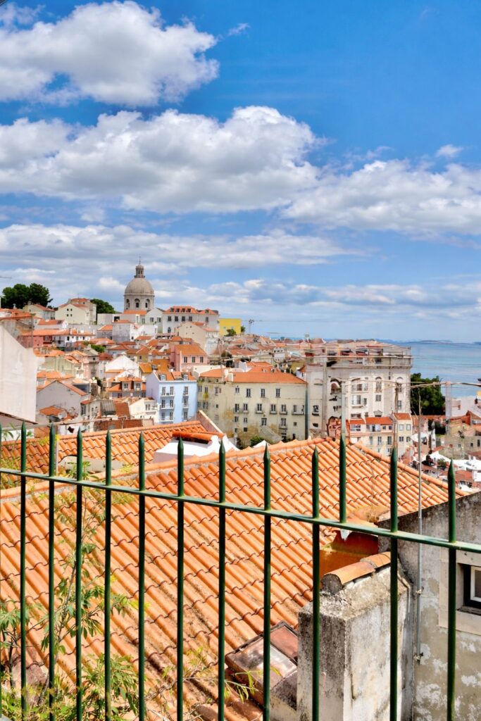 View over Lisbon's old town